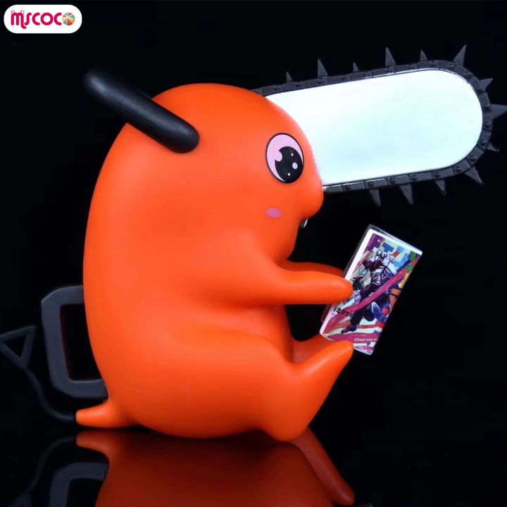 รูปปั้นผู้ชายเลื่อยยนต์-mscoco-ของเล่นโมเดลสีสดใสสำหรับตกแต่งไฟ-led