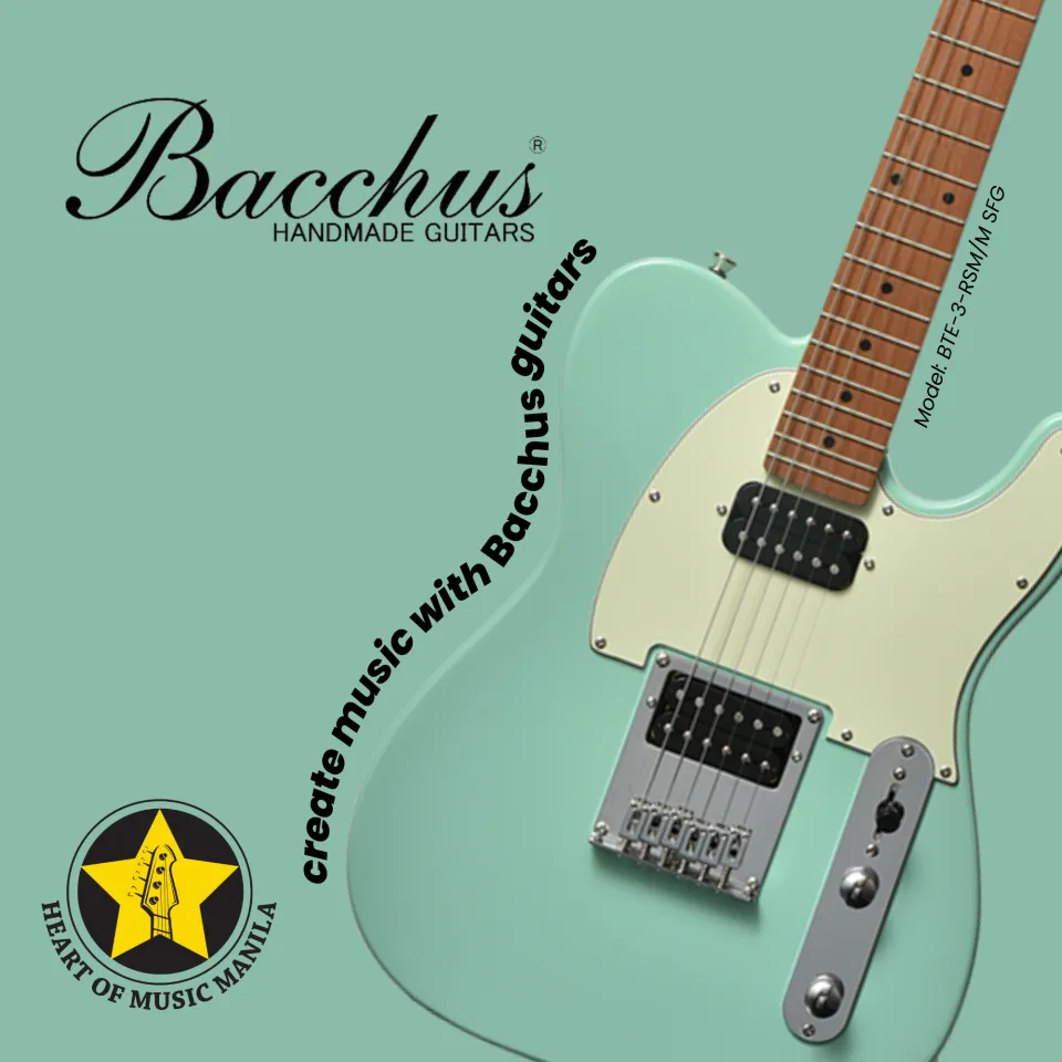 BACCHUS UNIVERSE SERIES BTE-3-RSM/M SFG Green Electric Guitar