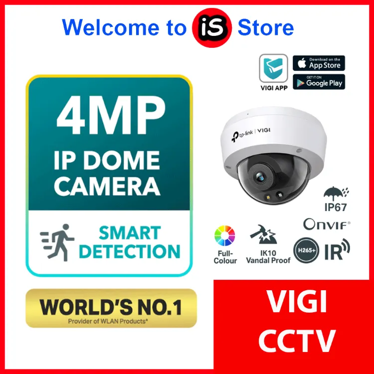 VIGI C240, VIGI 4MP Full-Color Dome Network Camera