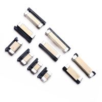 10pcs FPC Connector 0.5mm/1.0mm Pitch Drawer type Upper/ Bottom contact Type Socket FFC Flat Cable Socket 4P 5P 6P 8P 10P-60Pin