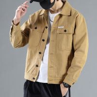 [COD] Denim jacket mens spring new casual ruffian handsome black tide brand tooling and autumn clothes