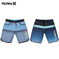 Hurley Vêtements De Plage ชุดว่ายน้ำกางเกงว่ายน้ำแห้งเร็วซับในชุดเล่นเซิร์ฟกางเกงชายหาดฤดูร้อนกางเกงออกกำลังกายมีกระเป๋า