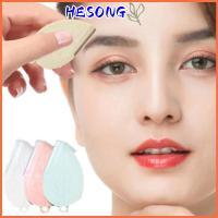 HESONG รูปใบไม้ ที่เล็มขนคิ้ว เส้นผมไม่สม่ำเสมอ สีขาวสี เครื่องโกนคิ้ว แบบพกพาได้ เครื่องมือเสริมความงาม ที่ตัดคิ้ว ผู้หญิงผู้ชาย