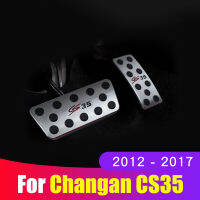 อลูมิเนียมรถ Accelerator แก๊สเหยียบเบรคเหยียบ Clucth Pads AT MT สำหรับ Changan CS35 2012 2013 2014 2015 2016 2017