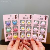 ◇☞✒ [6-Pack] New Fruit Cartoon Broken Hair Small Hairpin Sweet Cute Children And Girls Bangs Clip Rainbow Peach Heart Top Clip