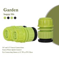 Garden 1/2" 3/4" Female Quick Connector Faucet Hose Irrigation Coupling Adapter Greenhouse Watering System 16mm Tubing Fitting Watering Systems  Garde