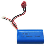 7.4V RBR/C cross-border full capacity 1800MAH remote control vehicle and ship DIY conversion high power 18650 lithium battery  ba