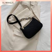 VJMHGS สีทึบทึบ กระเป๋าสะพายไหล่แบบสั้น มินิมินิ รู้สึกเหมือนอยู่ กระเป๋าโท้ท แฟชั่นสำหรับผู้หญิง น้ำหนักเบามาก กระเป๋าถือแบบถือ ผู้หญิงผู้หญิงผู้หญิง