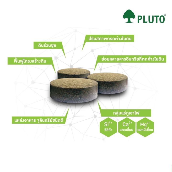 ค่าส่งถูก-pluto-พลูโต-แท้100-ไบโอกรีน-สารปรับปรุงดิน-2-5g-10เม็ด-พลูโตเม็ด-ปุ๋ยพลูโต-พลูโตไบโอกรีน-เม็ดพลูโต-ปุ๋ยเม็ด-ปุ๋ย-ปุ๋ยทุเรียน