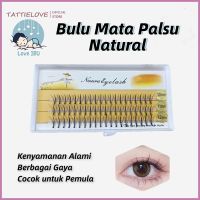 Tattielove ตาตัวต่อขนตา Bulu ตา Bulu Falu ตา Bulu ขนตาต่อติดบุคคลคลัสเตอร์เดียวขนตาปลอม