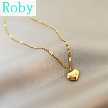 Gold necklace hot sale pendant womens