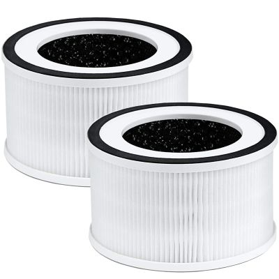 Replacement True HEPA Filters Compatible for Afloia Fillo/Halo/Allo Air Purifier 3-Stage Filtration, 2 Pack