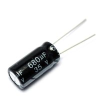 10PCS/LOT Electrolytic Capacitor 35V/680uF 10*20 35V 680UF WATTY Electronics