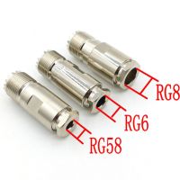 10PCS UHF Female Connector Socket PL259 SO239 UHF Female Clamp Solder for RG58/RG6/RG8 Coaxial Cable