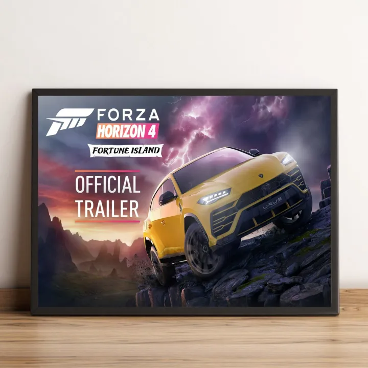 Forza Motorsport Horizon 4 5 Video Game Poster PC,PS4,Exclusive Role