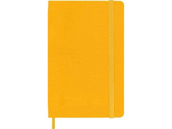 Moleskine CLASSIC NOTEBOOK POCKET RULED ORANGE YELLOW HARD COVER SILK