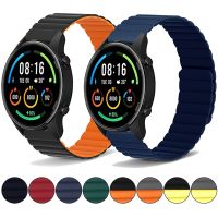 Magnetic Loop Strap For Xiaomi Mi Watch Color 2 Band Bracelet Silicone Belts For Xiaomi Mi Watch S1 Active Correa Wristbands Cleaning Tools