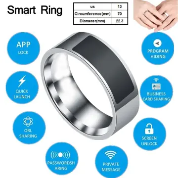 Jikolililili Smart Ring Can Unlock Smart Door, Lock Important Files Of  Mobile Phone, Etc-8 Hypoallergenic Rings Christmas 2022 Deals Clearance -  Walmart.com