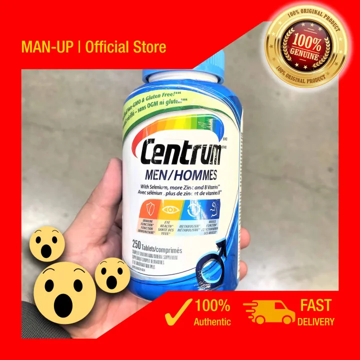 250 Tablets Centrum Complete Multivitamin and Mineral Supplement