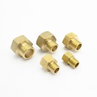 1/8" 1/4" 3/8" 1/2" 3/4" 1" BSP Female To Male Thread Brass Pipe Fitting Coupler Connector Adapter For Water Gas Fuel Valves