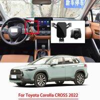 ที่จับโทรศัพท์มือถืออุปกรณ์เสริมรถยนต์สำหรับ TOYOTA COROLLA CROSS 2022 Gravity Navigation กระจกมองหน้ารถยนต์ GPS Support