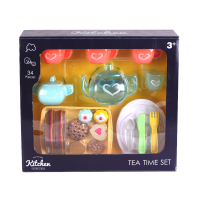 Wel-B x Infunbebe TEA TIME SET (with sandwich) (ชุดน้ำชาและแซนวิชของเล่นเด็ก) - ของเล่น ของเล่นเด็ก 3ขวบ ของเล่นเสริมพัฒนาการ เล่นขายของ ชุดเครื่องครัว