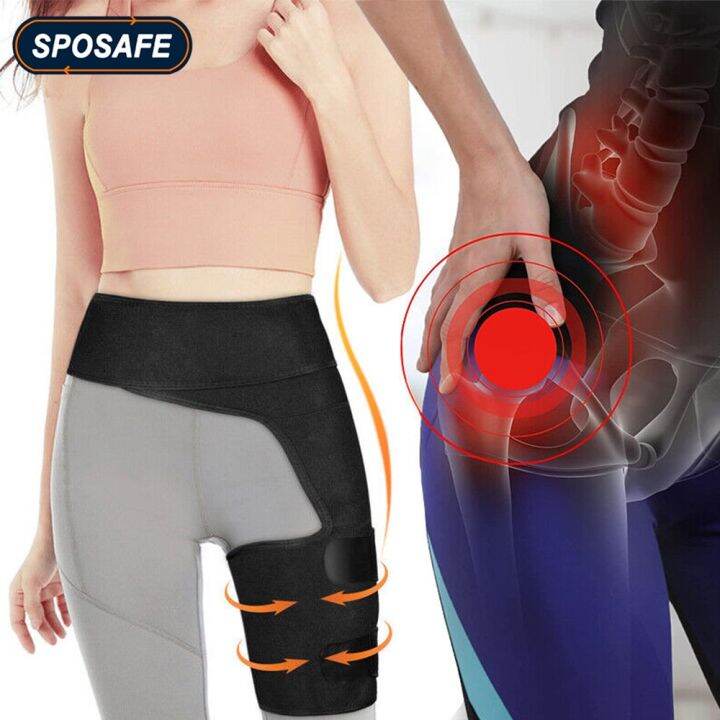 Hip Support Belt Groin Support Sciatica Pain Relief Thigh Strap