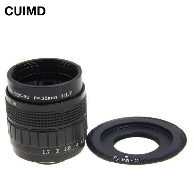 35mm F1.7 C Mount CCTV F1.7 Lens for Micro 4/3 m4/3 Olympus EPL5 EPM3 EPL7 OM-D EP1 EP2 EP3 EP6 EPL6 EPL3 E-M5 E-M10