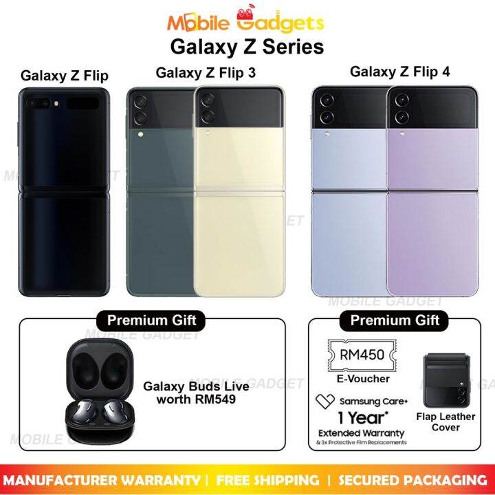 Samsung Galaxy Z Flip 3/Flip 4 5G 8GB+ 256GB Global SET 5G - Free ...