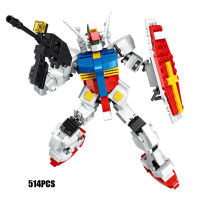 Super Robot War Mecha Classic Gundam Rx78-2บล็อคก่อสร้าง Amuro Ray Figures อิฐของเล่นสำหรับของขวัญเด็ก