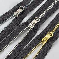 15/20/30/40cm 5# Close-End Metal Zipper Auto-lock Head Zipper Jeans Bag Zipper Replacement Home Handicrafts Sewing Accessories Door Hardware Locks Fab