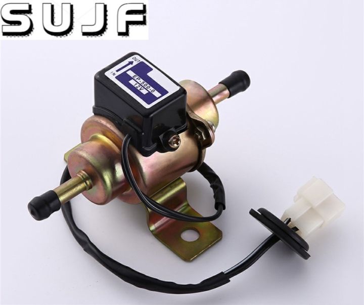 Universal Gas Diesel Inline Low Pressure Electric Fuel Pump 12V 4