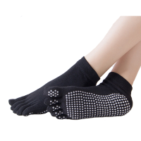 5 Pairslot Ladys High Quality Finger Socks Premium Non-slip Five-finger Gym Yoga Dance Pilates Ballet Socks 8 Colors