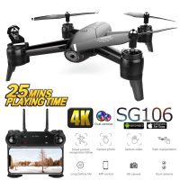 SG106 WiFi Drone พร้อมกล้อง 4K Dual กล้อง Optical Flow วิดีโอเฮลิคอปเตอร์ RC Quadcopter สำหรับของเล่นเด็ก RTF Dron 4k Drone