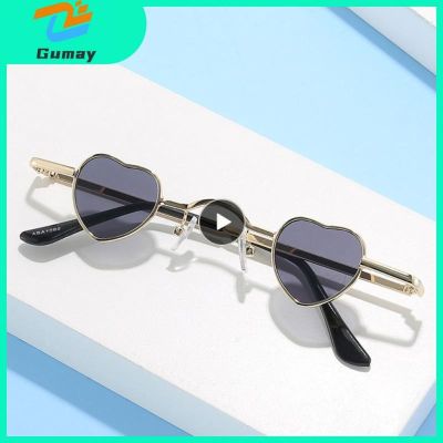【lz】卐  Óculos de sol retangulares retrô para homens e mulheres armação de metal pequena óculos quadrados punk designer de marca moda vintage 1-8 unidades