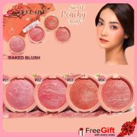 ?Sweet peach Cheeks Baked blush? จาก Anylady บลัชออน สีสวย โทนชมพู ส้ม พีชละมุนๆ เม็ดสีแน่นมาก สีชัด ติดทน ของมันต้องมีจ้า