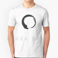 Enso T Shirt Print For Men Cotton New Cool Tee Enso Japanese Zen Buddhism Stroke Brush Mindfulness Minimalist Ink