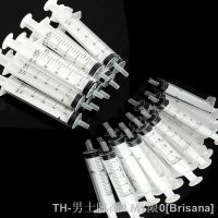 hot【DT】☸◑❁  10Pcs Disposable Plastic 5/10 ml Injector Syringe No Needle Lab Nutrient Measuring