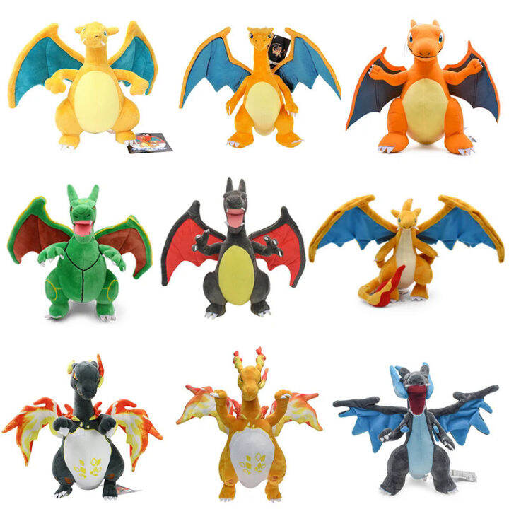 9 Styles Shiny Charizard Plush Toys Pokemon Gigantamax Mega Rayquaza ...