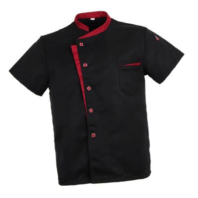 LazaraLife เชฟเสื้อแจ็คเก็ตแขนสั้นเสื้อบริการอาหารชุดครัวสำหรับผู้ชายผู้หญิง