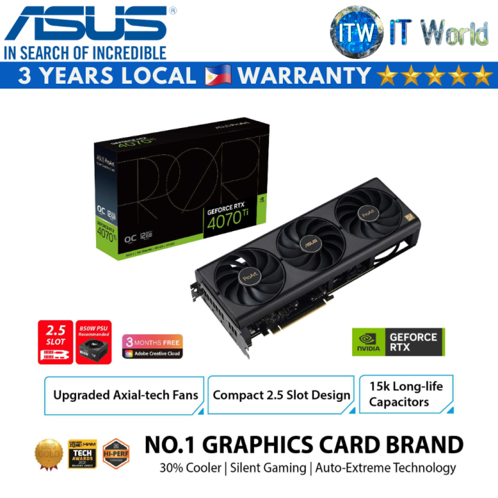 ASUS ProArt GeForce RTX 4070 OC Edition 12GB GDDR6X グラフィック