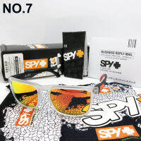 Spy เลนส์โพลาไรซ์คลาสสิกสแควร์กีฬาแฟชั่นแว่นกันแดดผู้ชายผู้หญิงที่มีสีสันกลางแจ้งชายหาดอาทิตย์แว่นตา UV400แว่นตา