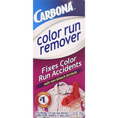 พร้อมส่ง....ผงขจัดคราบสีตกเสื้อผ้า Carbona Color Run Color Remover ราคา 320.- บาท