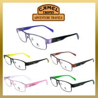 Camel แว่นตา รุ่น CA-12742 กรอบเต็ม Square shape ทรงเหลี่ยม ขาสปริง วัสดุ สแตนเลส สตีล (สำหรับตัดเลนส์) กรอบแว่นตา สวมใส่สบาย น้ำหนักเบา ไม่ตกเทรนด์ มีความแข็งแรงทนทาน Full frame Eyeglass Spring leg Stainless Steel material Eyewear Top Glasses