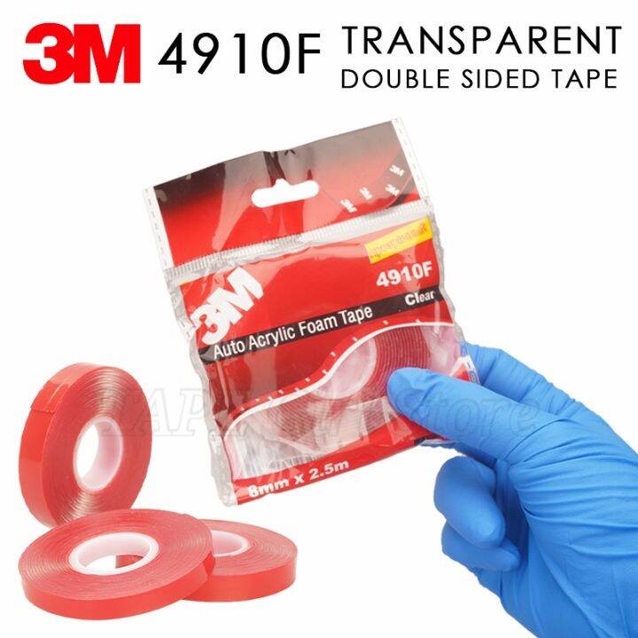 двухсторонний скотч 3M VHB 4910F Indoor Outdoor Permanent Transparent ...