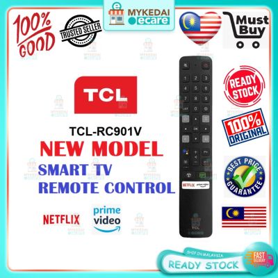 TCL Smart REMOTE CONTROL สำหรับ Android Netflix พร้อม Bluetooth Voice Assistant FMR6