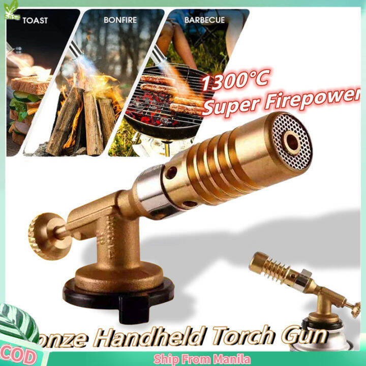 【Ready Stock】Handheld Butane Torch Gun Auto Lgnition Welding Flame Gun