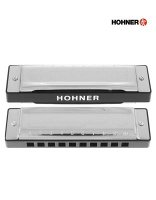 Hohner ฮาร์โมนิก้า คีย์ D รุ่น Silver Star / 10 ช่อง (Harmonica Key D, เมาท์ออแกนคีย์ D) + แถมฟรีเคส ** ฮาร์โมนิก้าซีรีย์ที่ขายดีทีสุด **