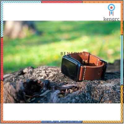 Apple watch brown leather band สายนาฬิกา สายหนัง watch serie 3,4,5 40mm 44mm hanade ทำมือ Sาคาต่อชิ้น (เฉพาะตัวที่ระบุว่าจัดเซทถึงขายเป็นชุด)