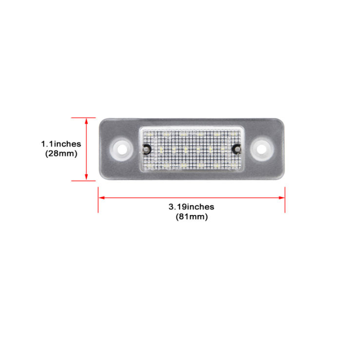 2x-xenon-white-led-number-license-plate-lights-for-volvo-c30-2008-2009-2010-2011-2012-2013-replace-oem-31213991